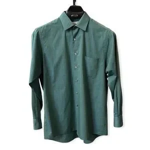 Van Heusen Shirts Van Heusen Mens Regular Long Sleeve Green